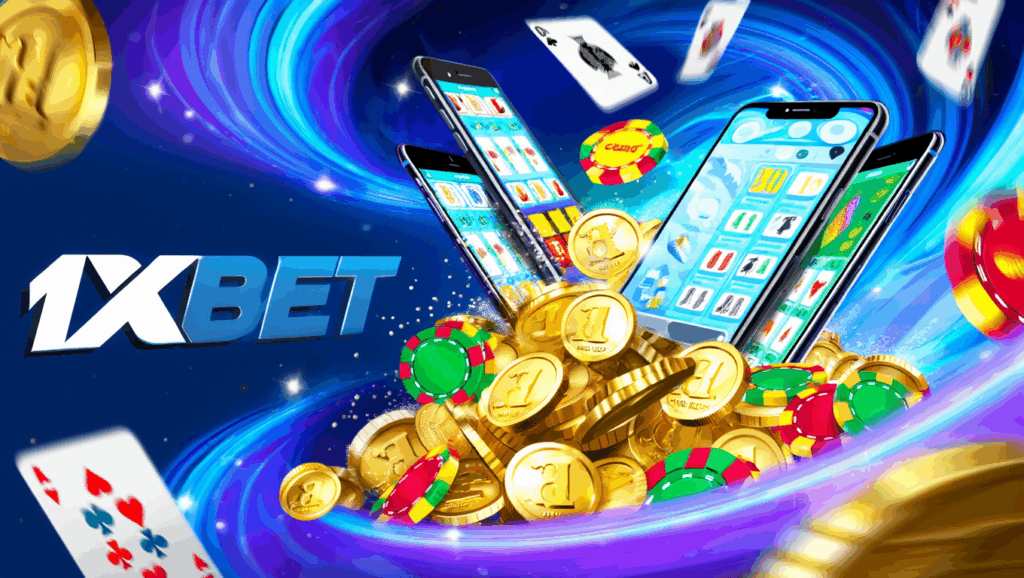 Thème de casino mobile pour 1xBet Cameroun