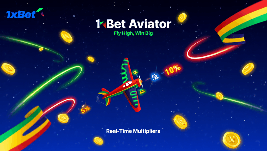 Envolez-vous et gagnez gros avec Aviator sur 1xBet